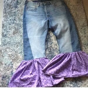 Levi's Women's Jeans with Purple Flare